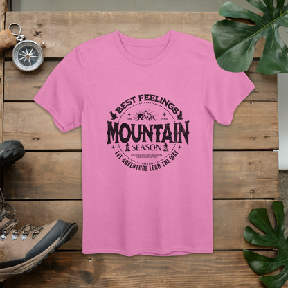 Best Feelings Mountain Season Hiking T-Shirt