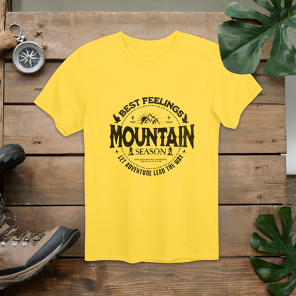 Best Feelings Mountain Season Hiking T-Shirt