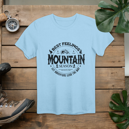 Best Feelings Mountain Season Hiking T-Shirt