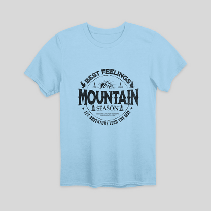 Best Feelings Mountain Season Hiking T-Shirt