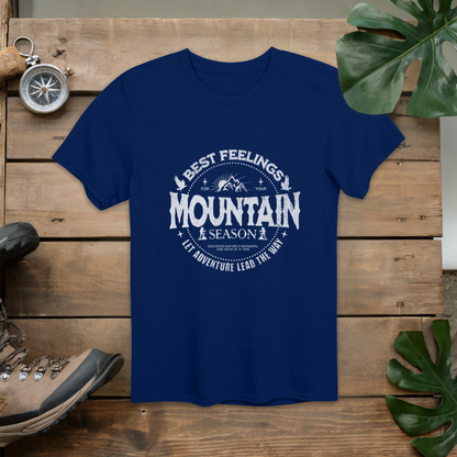 Best Feelings Mountain Season Hiking T-Shirt