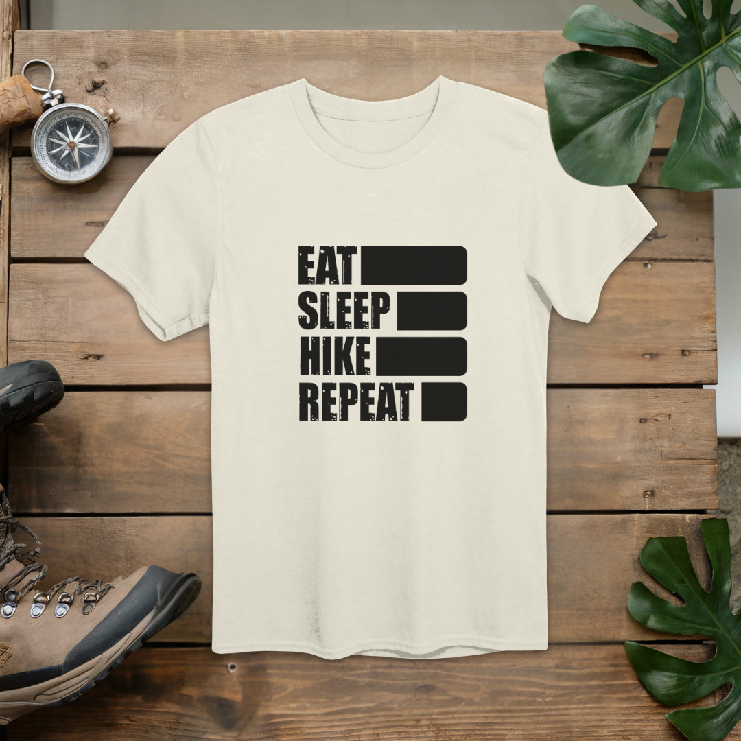 Eat Sleep Hike Repeat T-Shirt