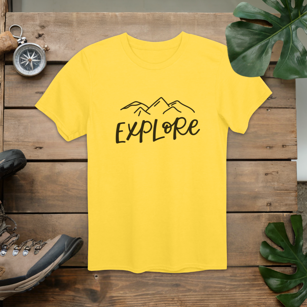 Explore More Minimalist Hiking T-Shirt