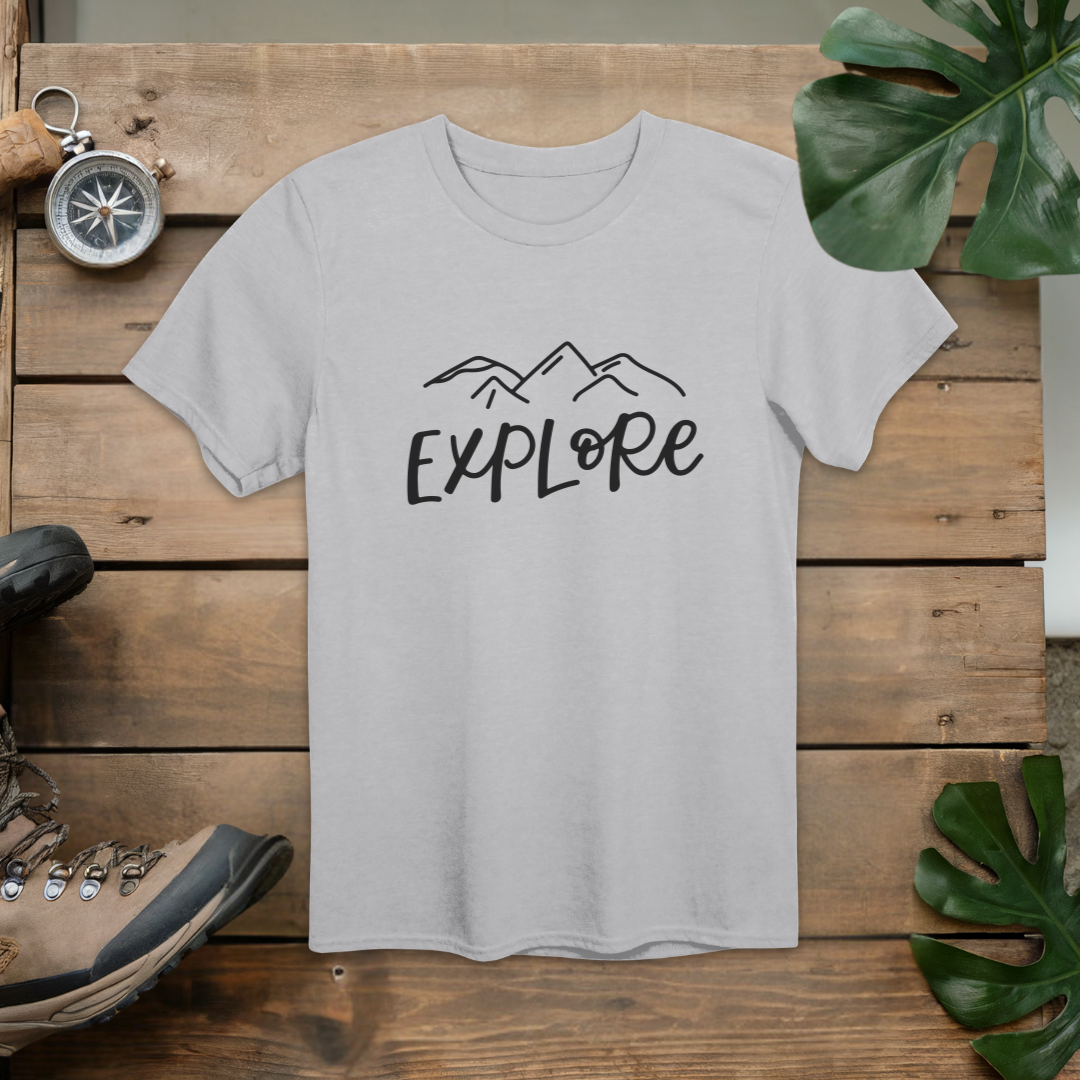 Explore More Minimalist Hiking T-Shirt