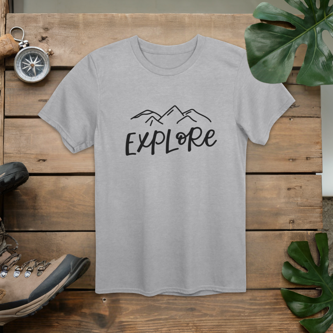 Explore More Minimalist Hiking T-Shirt