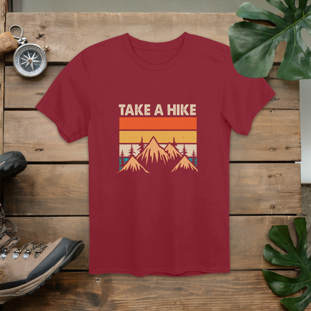 Take A Hike Retro Graphic T-Shirt