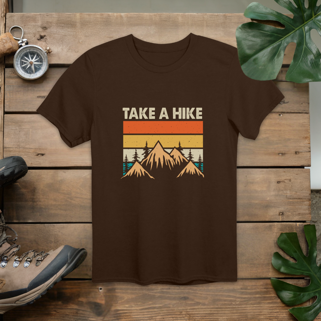 Take A Hike Retro Graphic T-Shirt