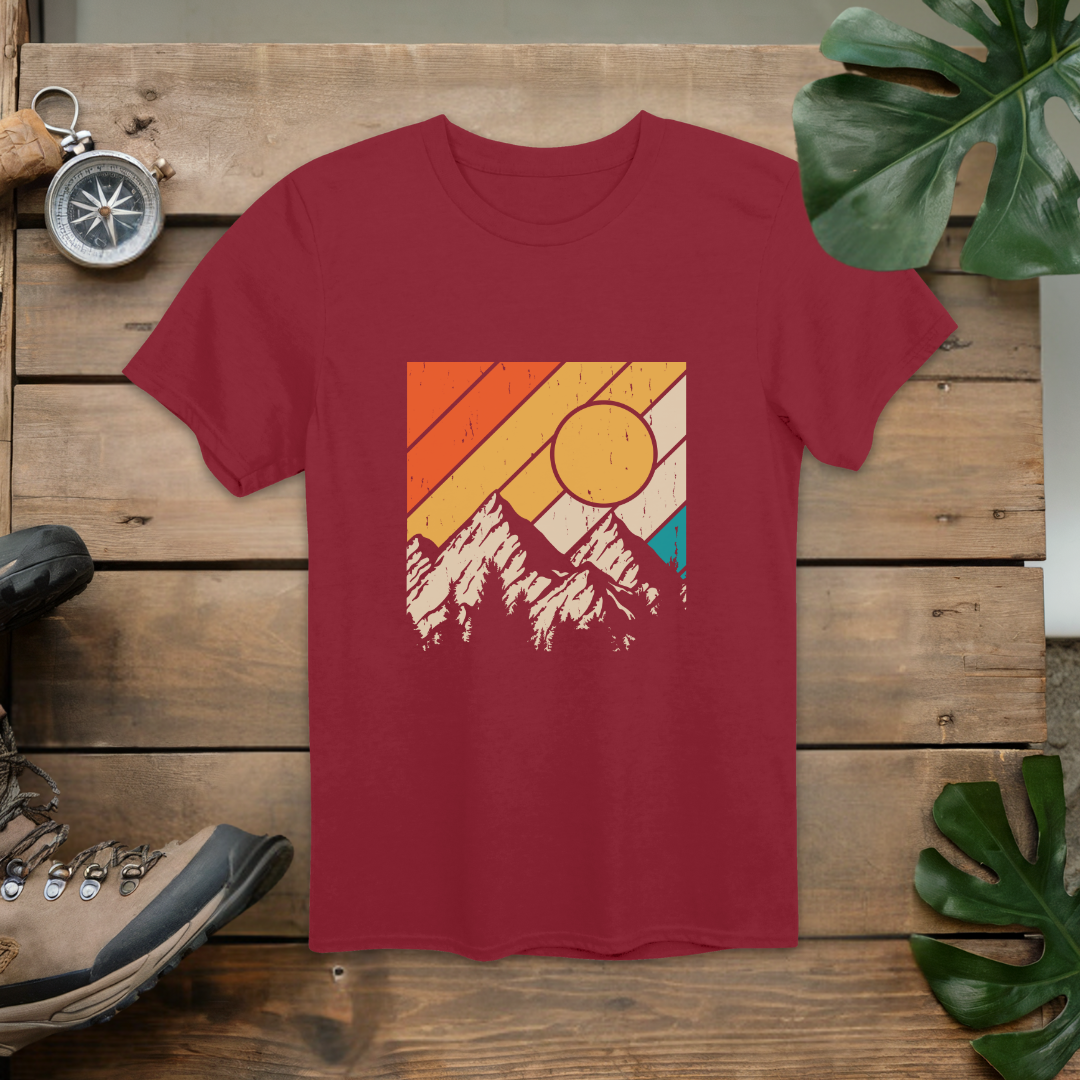 Retro Adventure Mountain T-Shirt