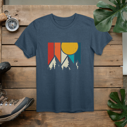 Timeless Mountain Sun Graphic T-Shirt