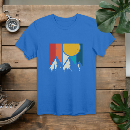 Timeless Mountain Sun Graphic T-Shirt