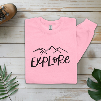 Explore More Minimalist Hiking Sweatshirt