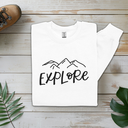 Explore More Minimalist Hiking Sweatshirt