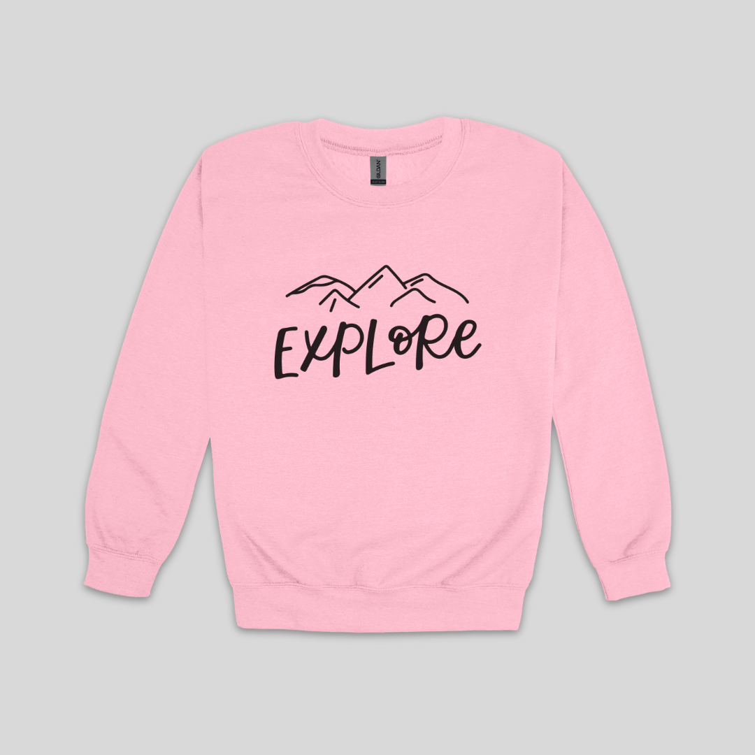 Explore More Minimalist Hiking Sweatshirt